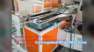 Corrugated Pipe Extrusion Line for PE PP PVC