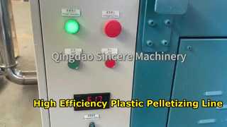 Automatic Plastic Pelletizing Line 250kg h Output
