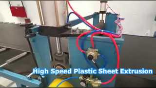 High Efficiency Plastic Sheet Extrusion Machine 400kg h