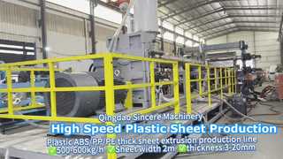 plastic sheet machine