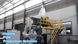 HDPE Hollow Wall Pipe Machine High Performance